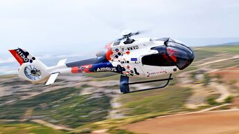 Airbus Helicopters nutzt eine H130 als Flightlab für verschiedene Versuchsprogramme. 