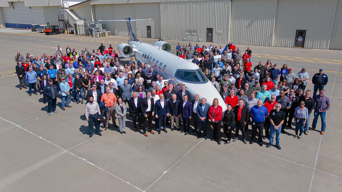 Bombardier lieferte in Wichita den letzten Learjet 75 aus.