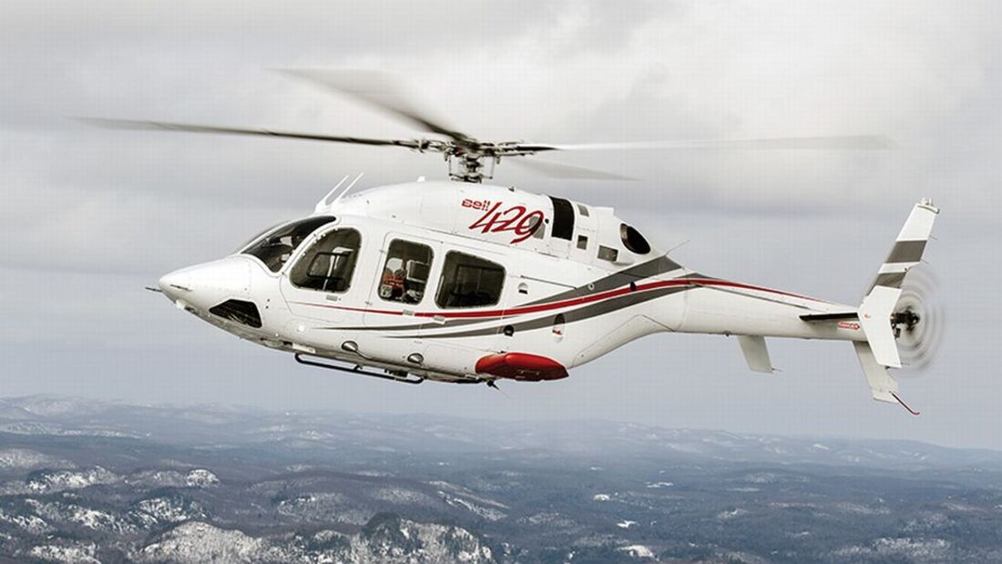 Erste Bell 429 mit Einziehfahrwerk für europäische Kunden 