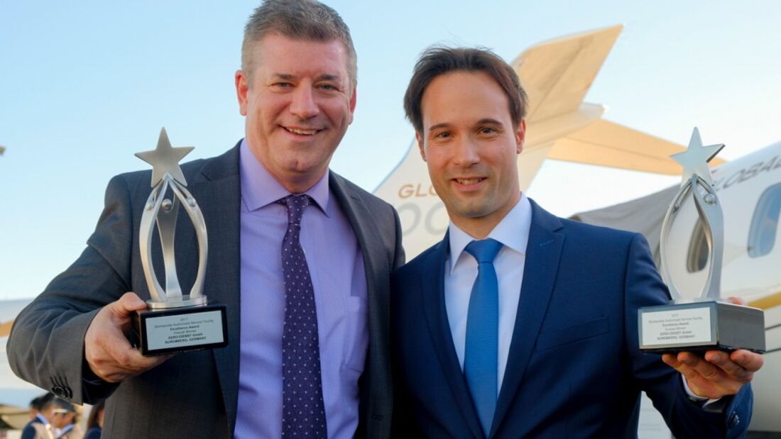 Aero-Dienst gewinnt Bombardier-Award
