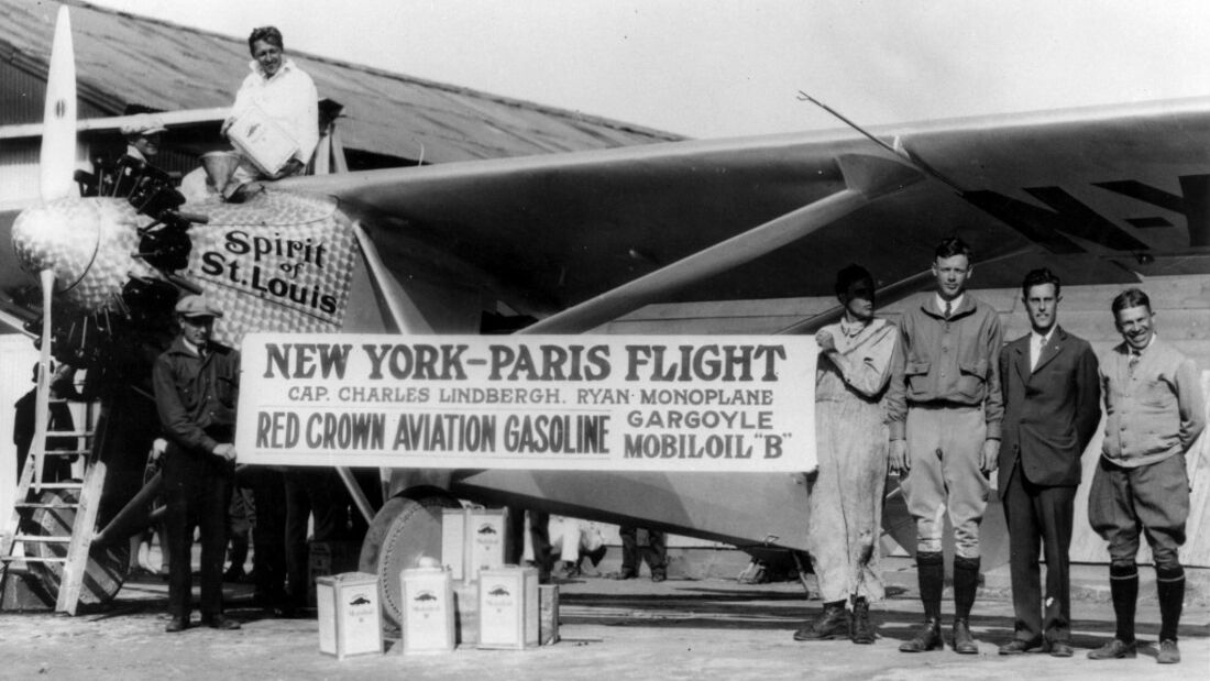 Lindberghs Alleinflug über den Atlantik