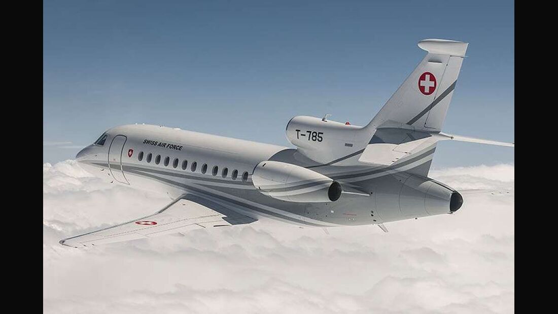 Schweizer Luftwaffe übernimmt Falcon 900EX EASy
